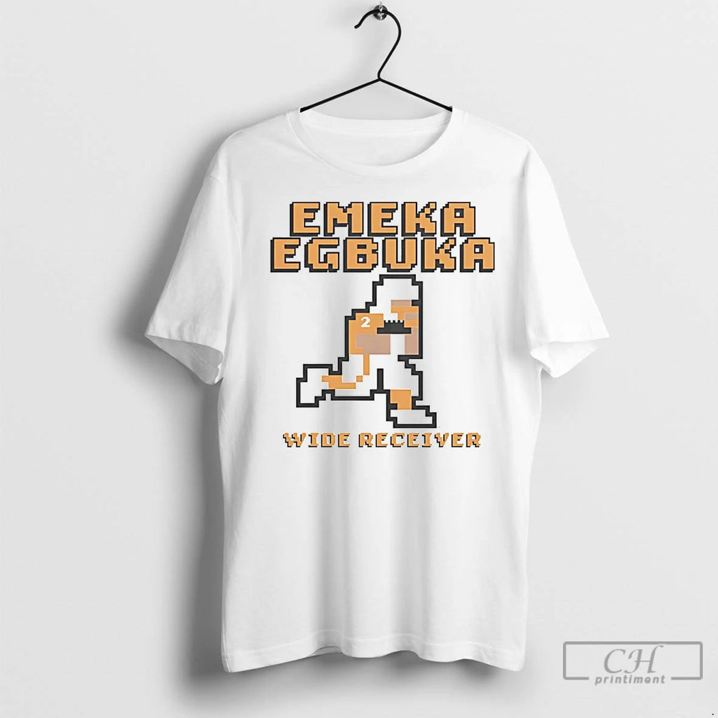 Classic Emeka Egbuka Wide Receiver Pixel Buccaneers