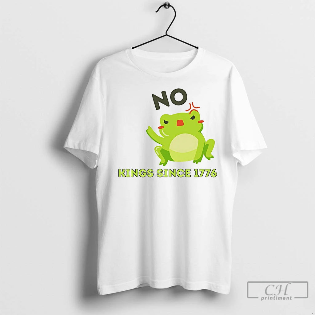 Classic Frog Protest No Kings 1776 America Patriotic