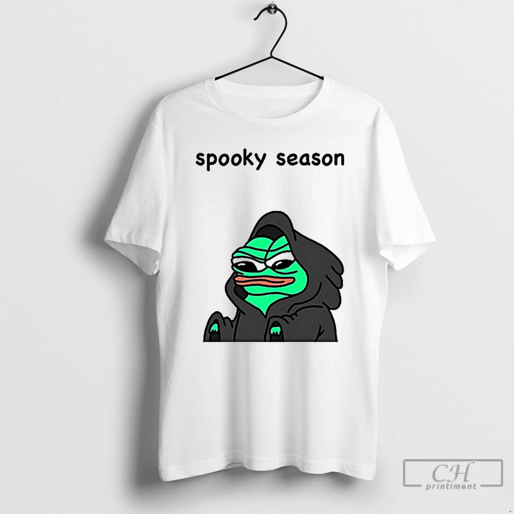 Classic Frog Spooky Season Halloween T Shirt