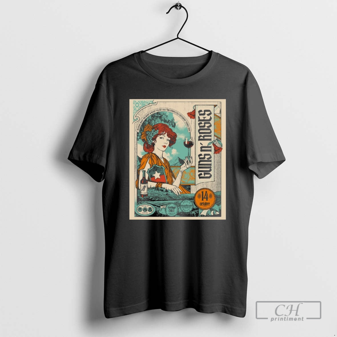 Classic Guns N Roses Santiago Chile Tour On October 14 2025 Shirt Sweater