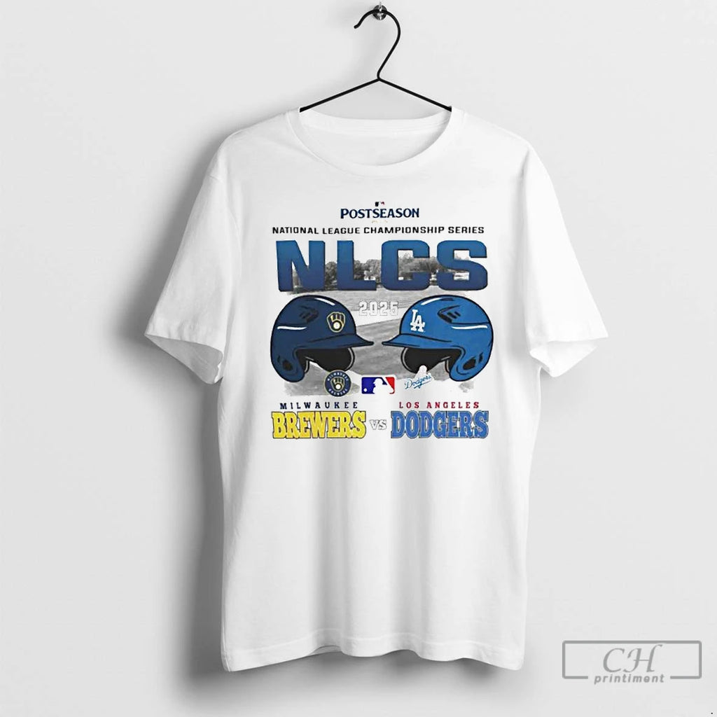 Classic Los Angeles Dodgers Vs Milwaukee Brewers 2025 Postseason Nlcs Matchup Ornaments