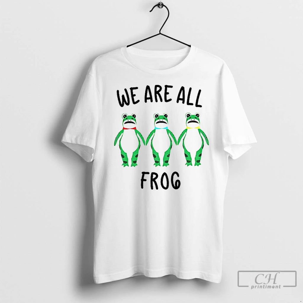 Classic Portland Frog We Are All Frog Abolish Ice Anti Fascism Peaceful