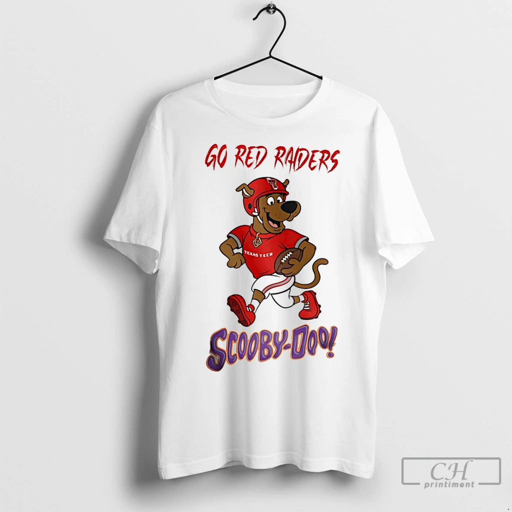 Classic Scooby Doo X Texas Tech Red Raiders Go Red Raiders Cartoon