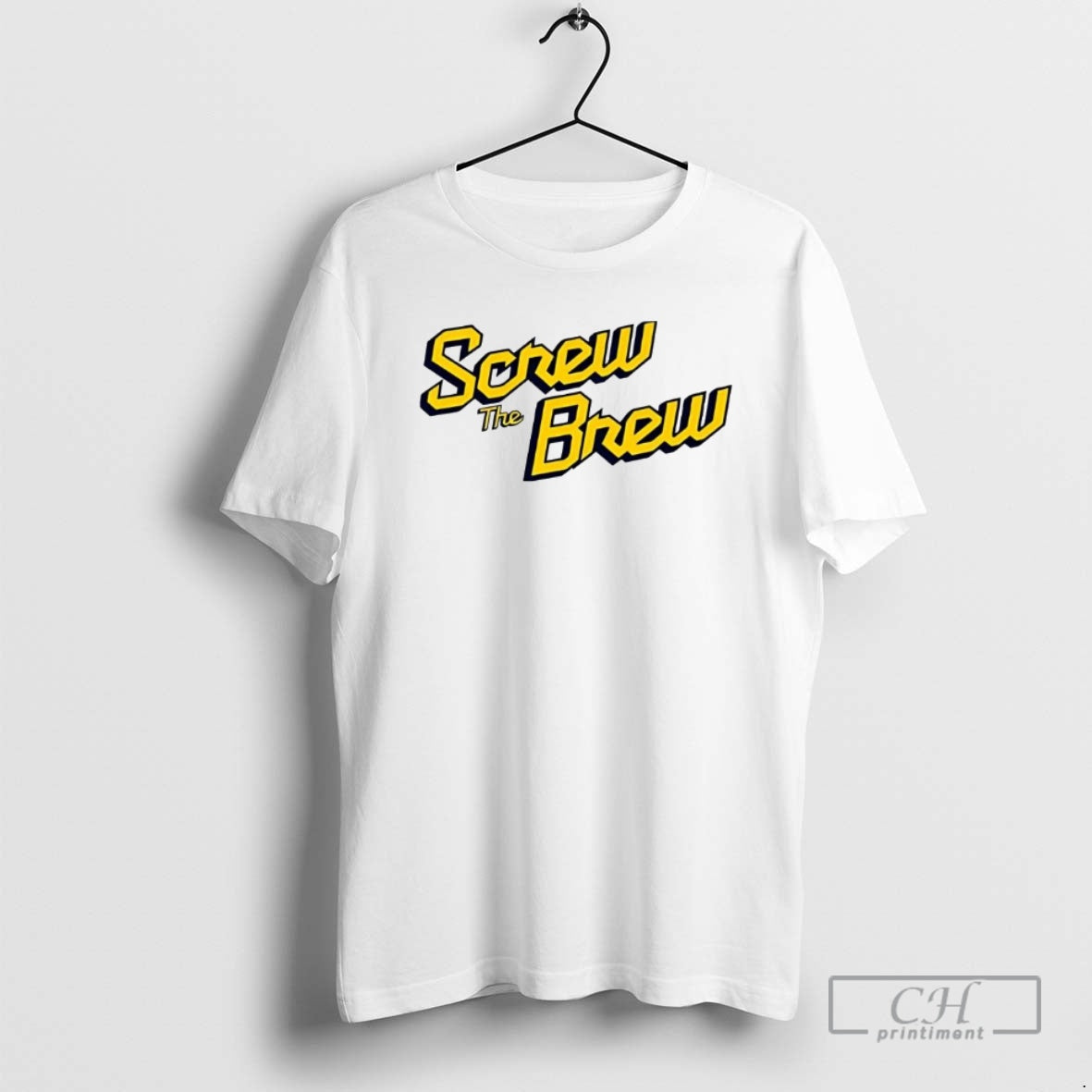 Classic Screw The Brew Milwaukee Brewers Shirt Sweater