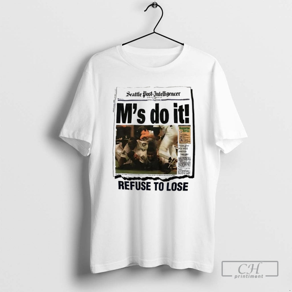 Classic Seattle Post Intelligencer Ms Do It Refuse To Lose Shirt Sweater