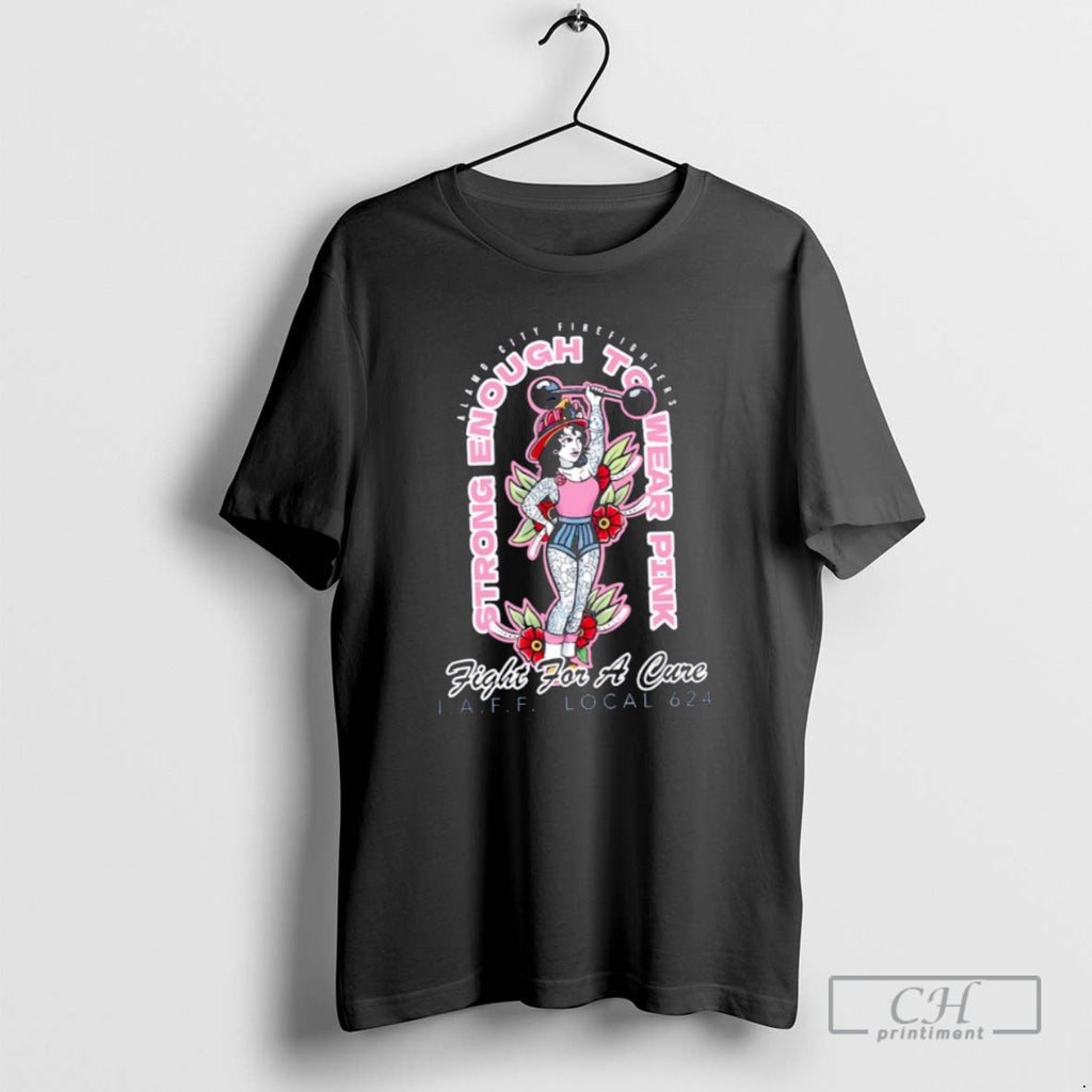 Classic Strong Enough To Wear Pink Fight For A Cure Shirt Sweater