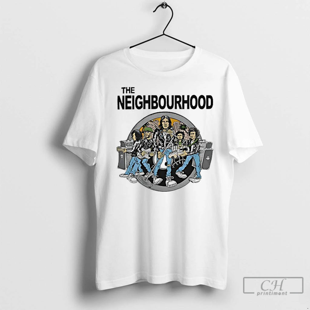 Classic The Neighbourhood Band Members Caricature