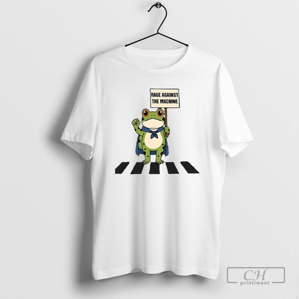 Classic Top Portland Protest Frog Tee Rage Against The Machine Frog Shirt Sweater