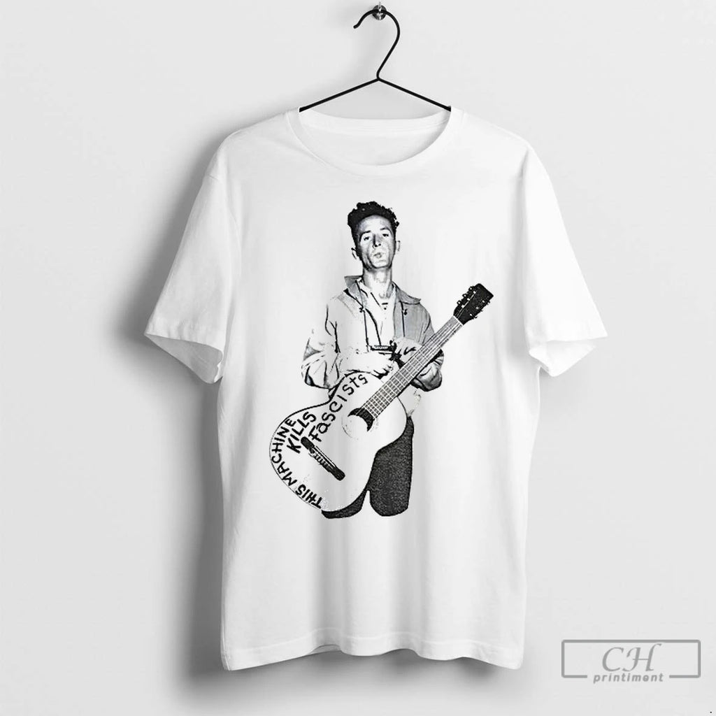 Classic Woody Guthrie This Machine Kills Fascists Anti Fascist Vintage