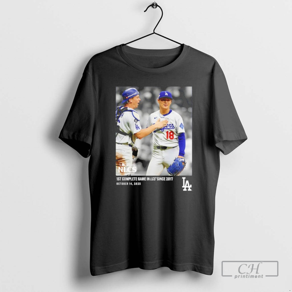 Classic Yoshinobu Yamamoto La Dodgers 1st Complete Game In Lcs Since 2017 Shirt Sweater