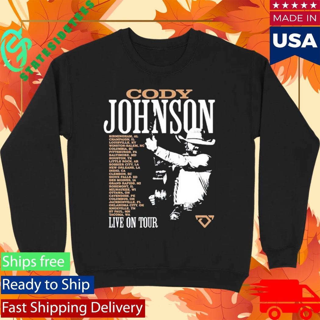 Cody Johnson 2026 Tour Photo Shirt Unisex , , , Long Sleeve Tee
