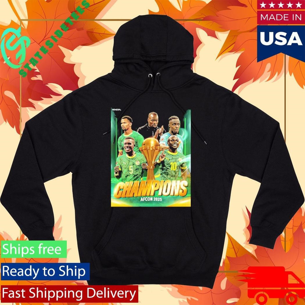 Congrats Senegal Champions AFCON 2025 Shirt Unisex , , , Long Sleeve Tee