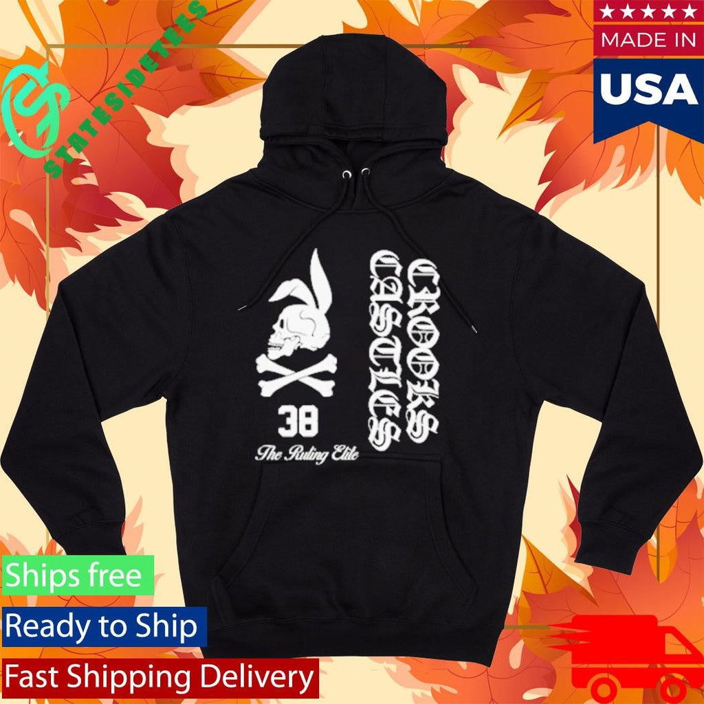 Crooks And Castles Skull Bunny Logo Shirt Unisex , , , Long Sleeve Tee