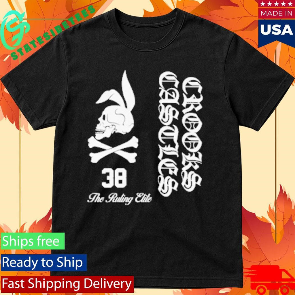 Crooks And Castles Skull Bunny Logo Shirt Unisex , , , Long Sleeve Tee