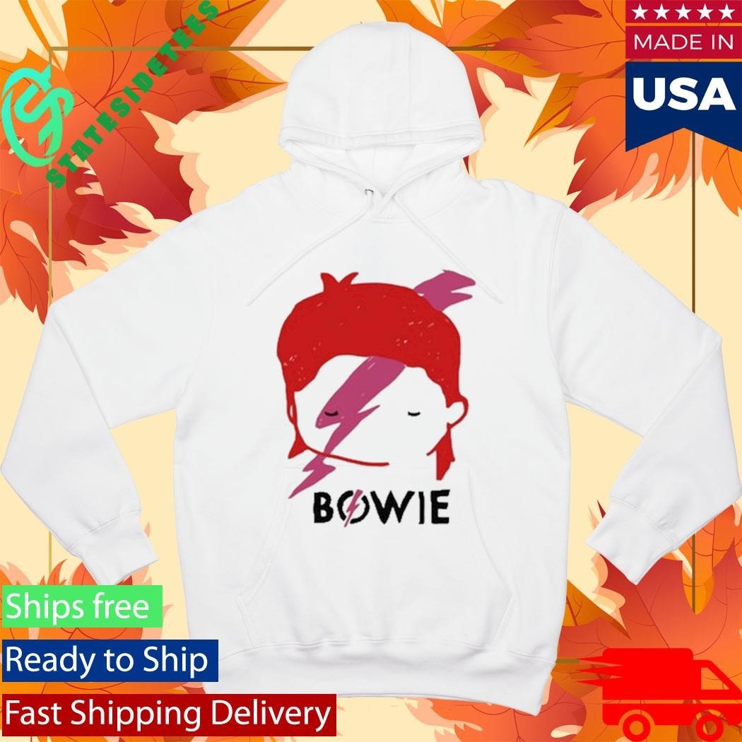 David Bowie Aladdin Sane Lightning Bolt Sketch Shirt Unisex , , , Long Sleeve Tee