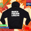 David Hogg Wearing March For Our Lives Shirt Unisex , , , Long Sleeve Tee