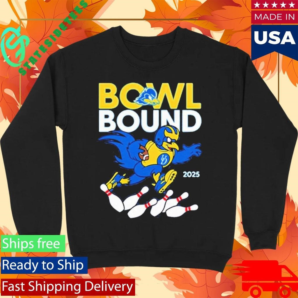 Delaware Blue Hens Bowl Bound 2025 Shirt Unisex , , , Long Sleeve Tee