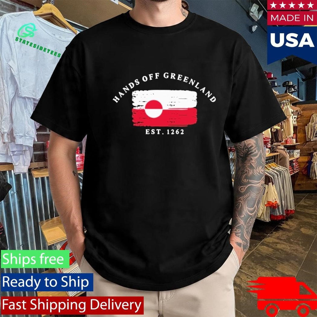 Donald Trump Hands Off Greenland Shirt Unisex , , , Long Sleeve Tee