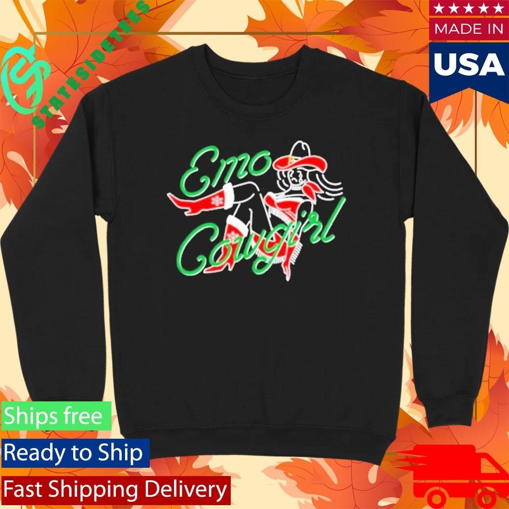 Emo Cowgirl Holiday Baby Shirt Unisex , , , Long Sleeve Tee