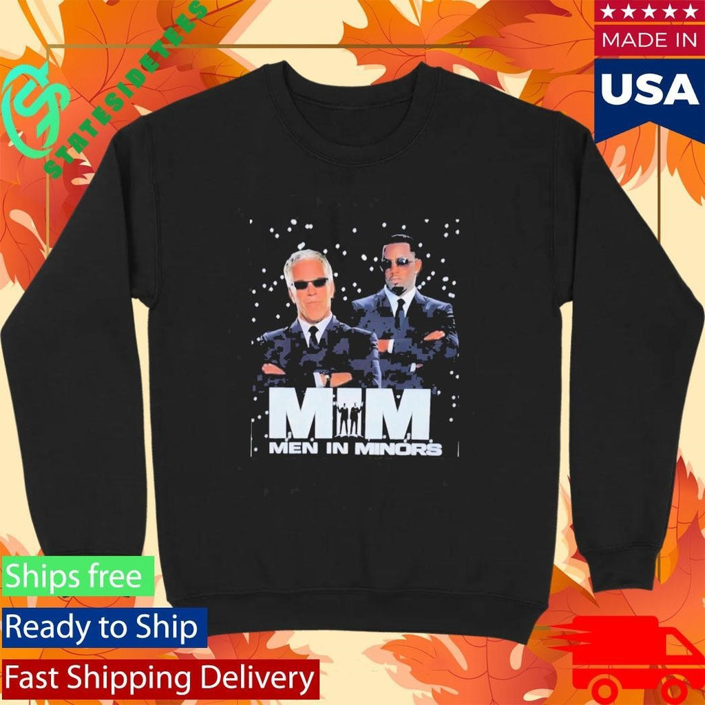 Epstein And P Diddy Men In Minors Shirt Unisex , , , Long Sleeve Tee