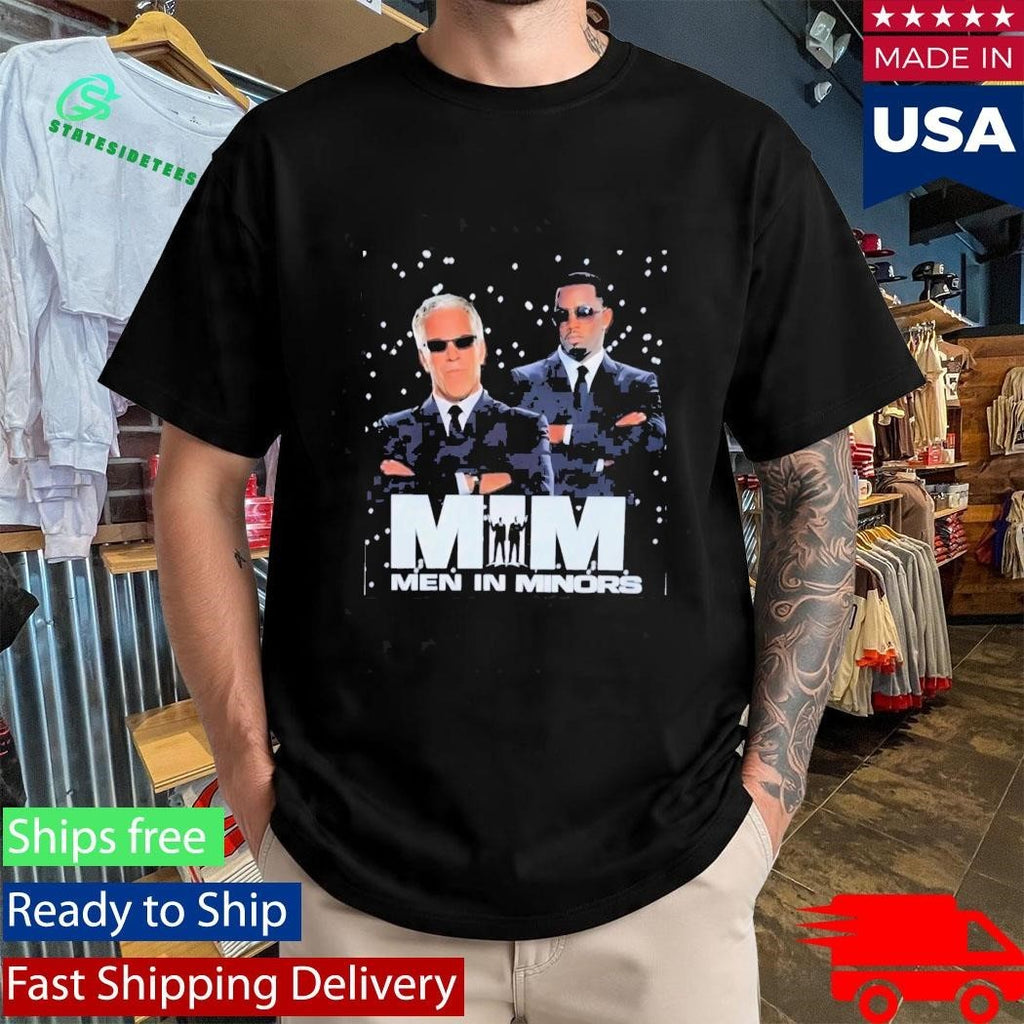 Epstein And P Diddy Men In Minors Shirt Unisex , , , Long Sleeve Tee