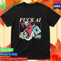 Fuck Ai Support Human Artists Shirt Unisex , , , Long Sleeve Tee