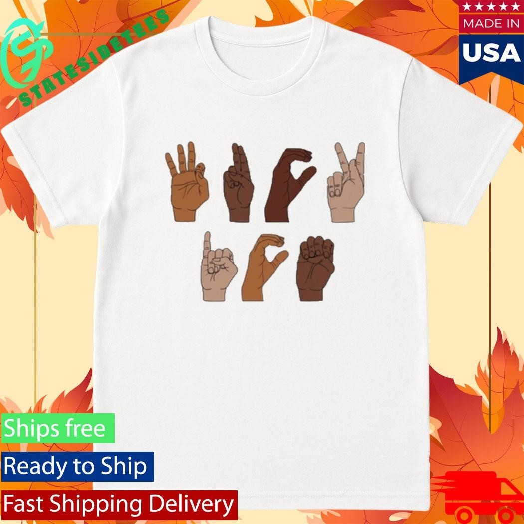 Fuck Ice Hand Sign Language Shirt Chinga La Migra Shirt Unisex , , , Long Sleeve Tee