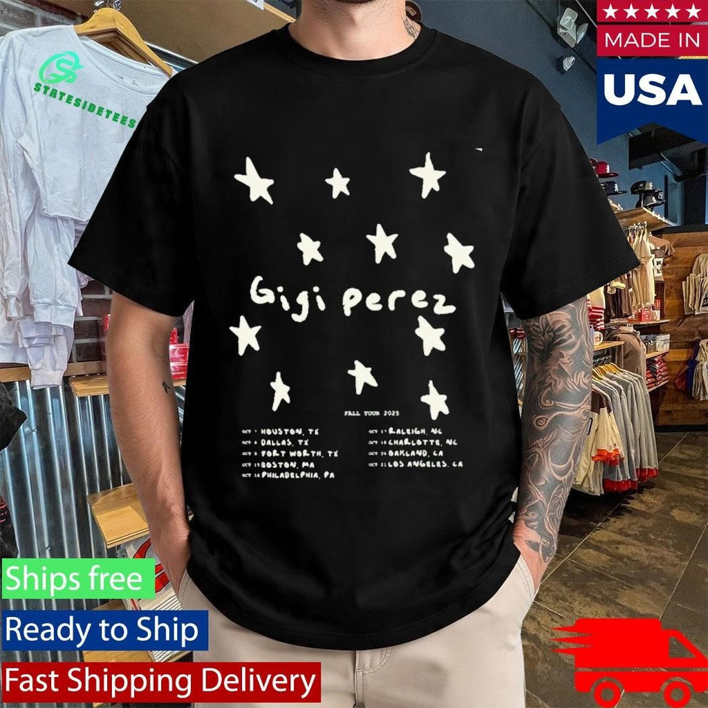 Gigi Perez Black Tour Shirt Unisex , , , Long Sleeve Tee