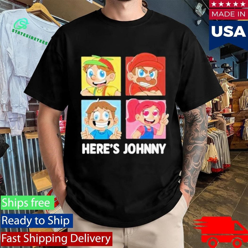 Here’s Johnny Johnny & Friends Shirt Unisex , , , Long Sleeve Tee