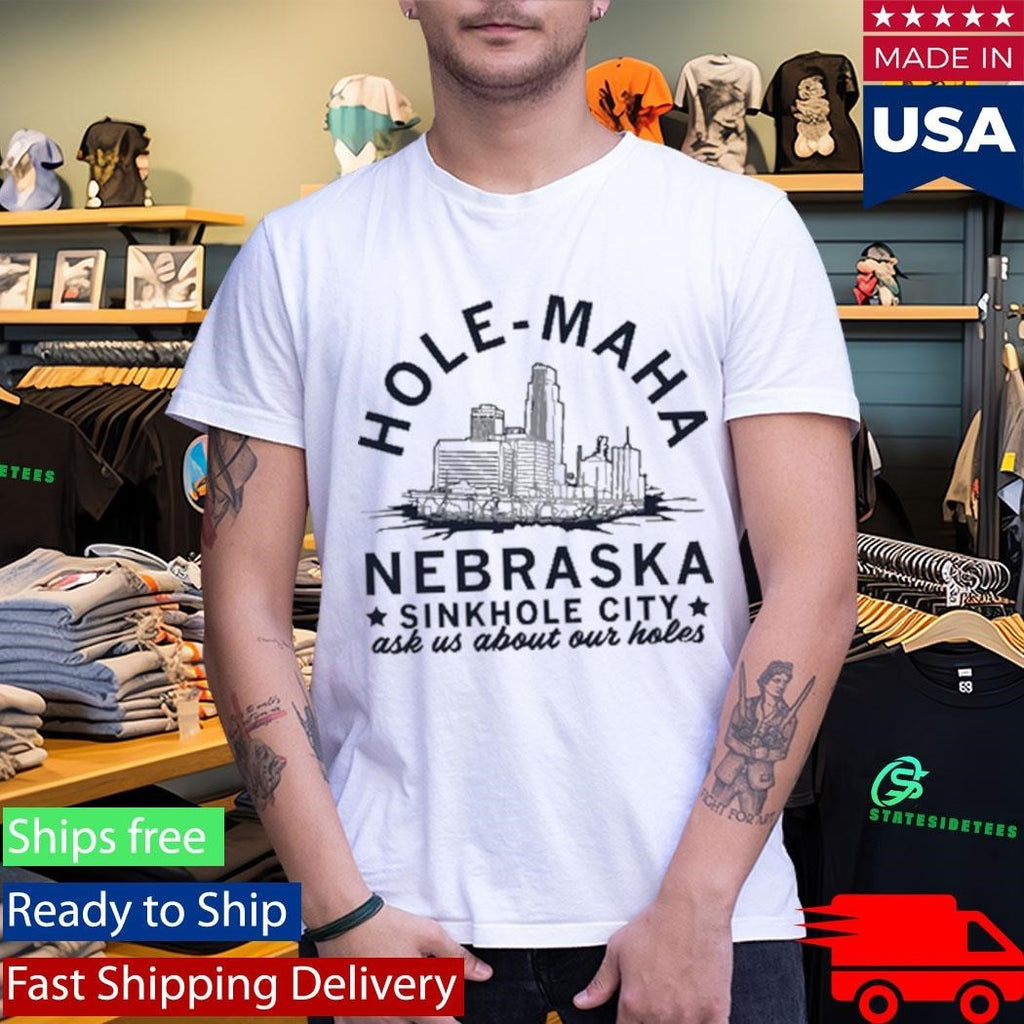 Hole Maha Nebraska Sinkhole City Shirt Unisex , , , Long Sleeve Tee