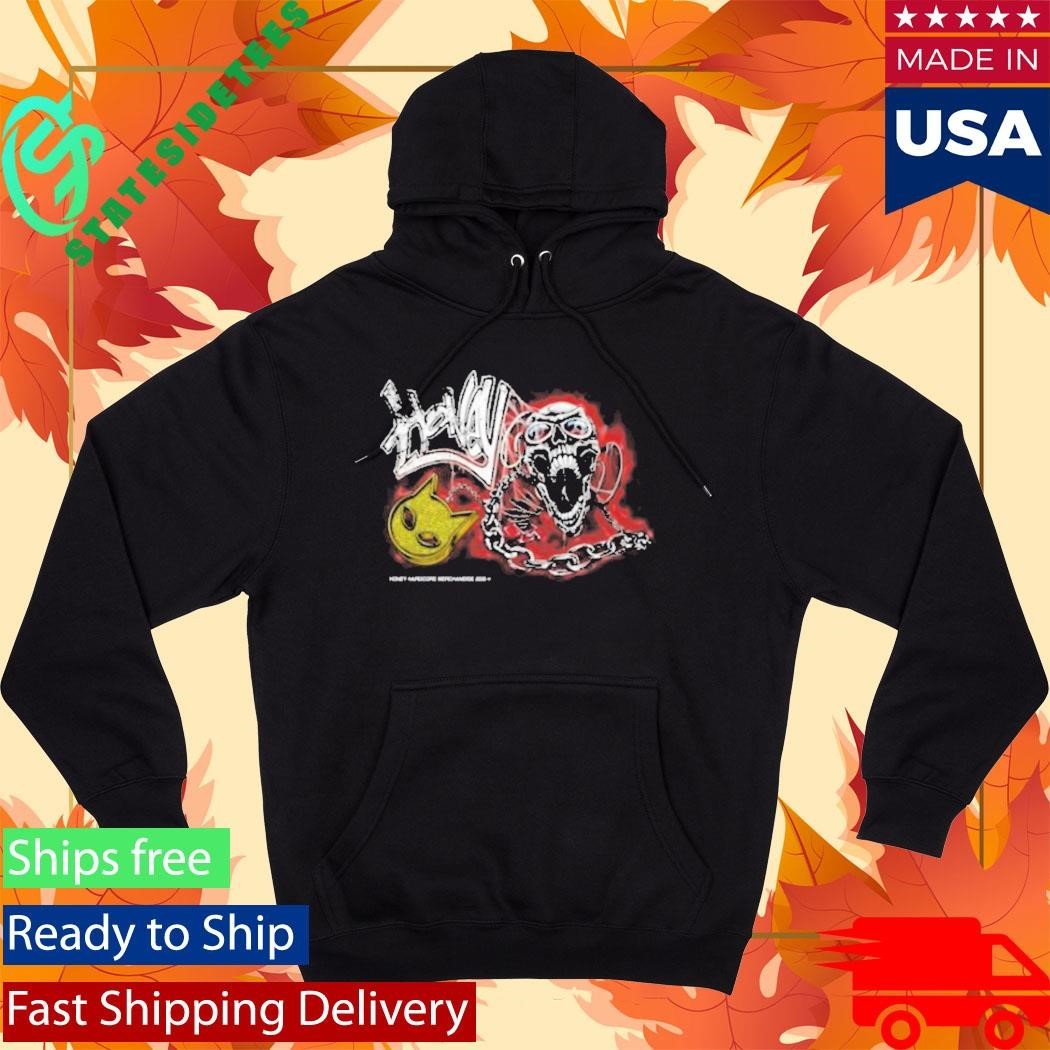 Honey Cold Steel Rage Skull Shirt Unisex , , , Long Sleeve Tee