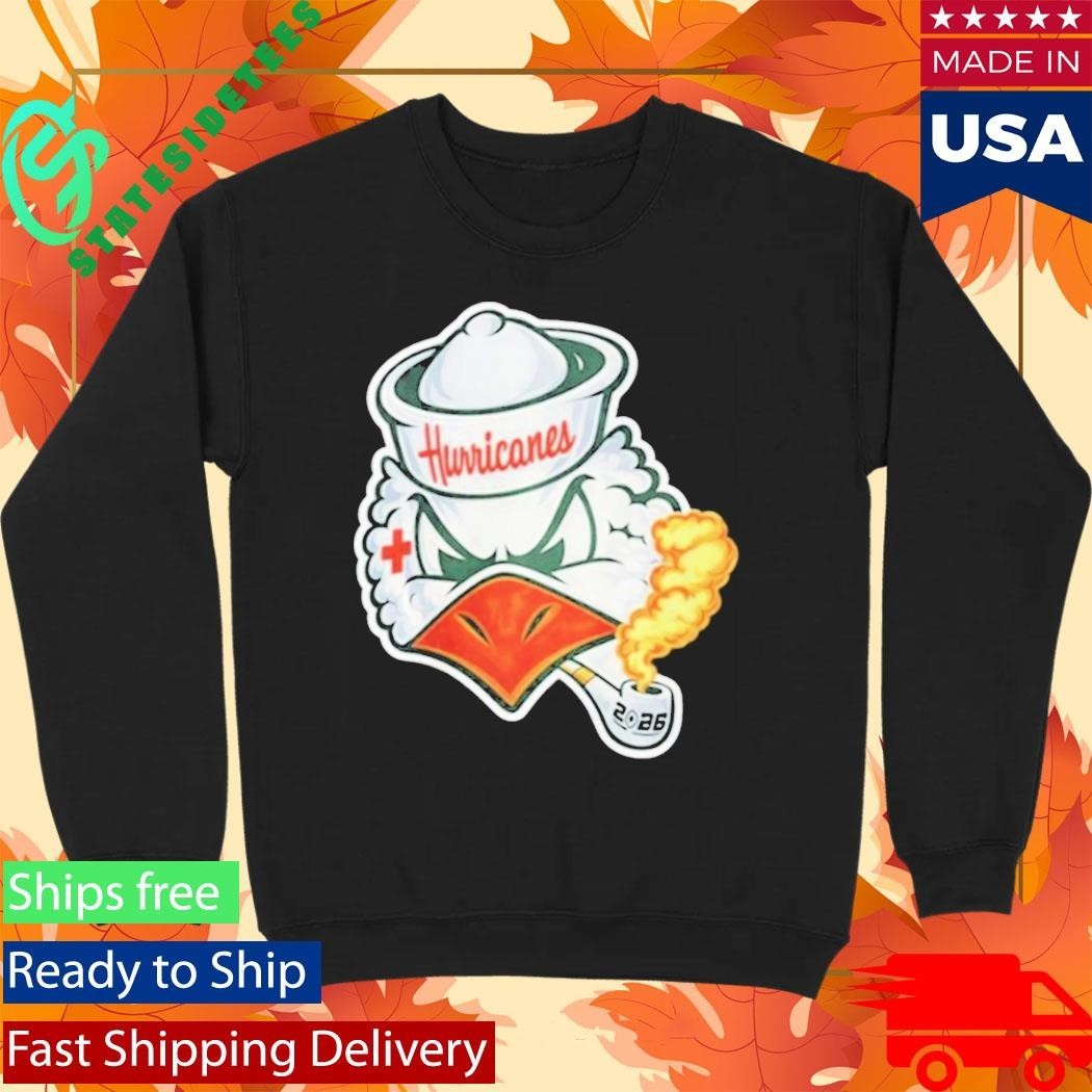 Hurricanes Sebastian Gold Smoke 2026 Shirt Unisex , , , Long Sleeve Tee