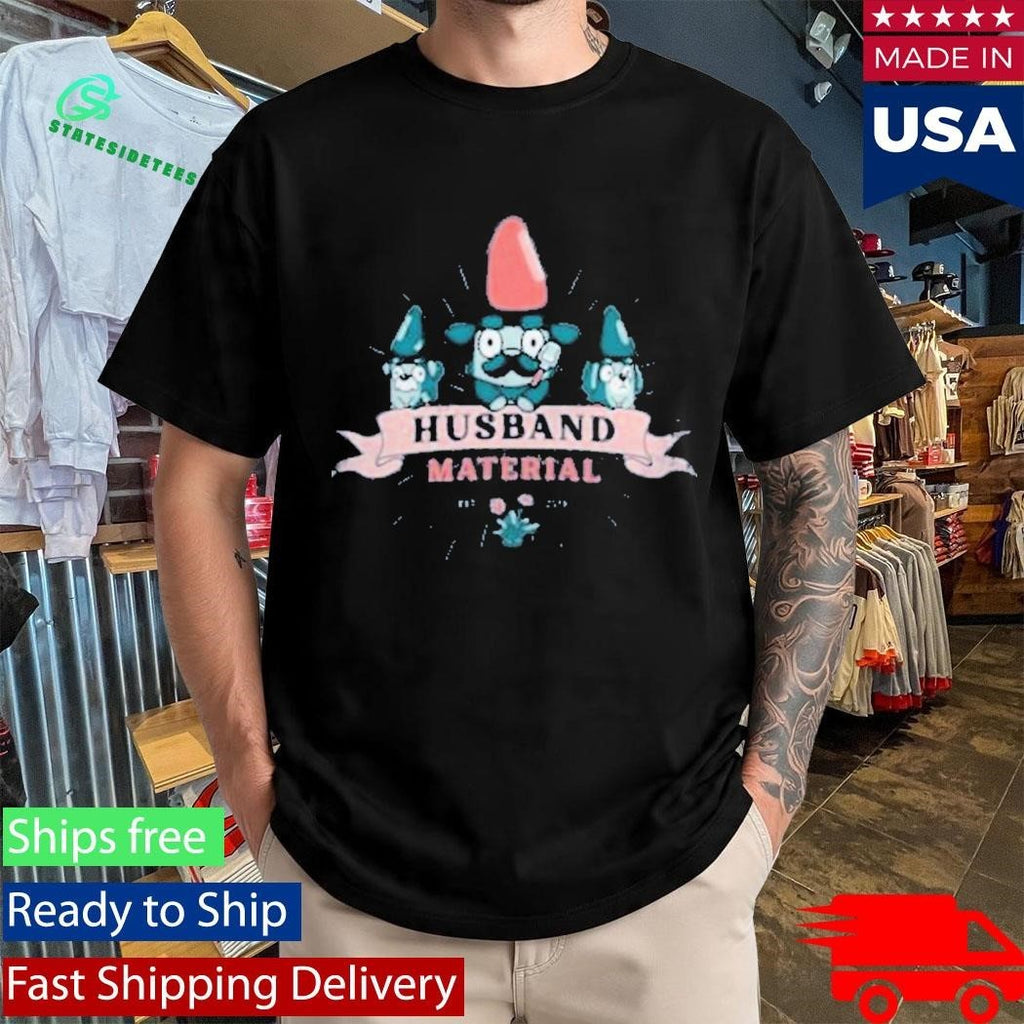 Husband Material Bluey Adults Unisex , , , Long Sleeve Tee