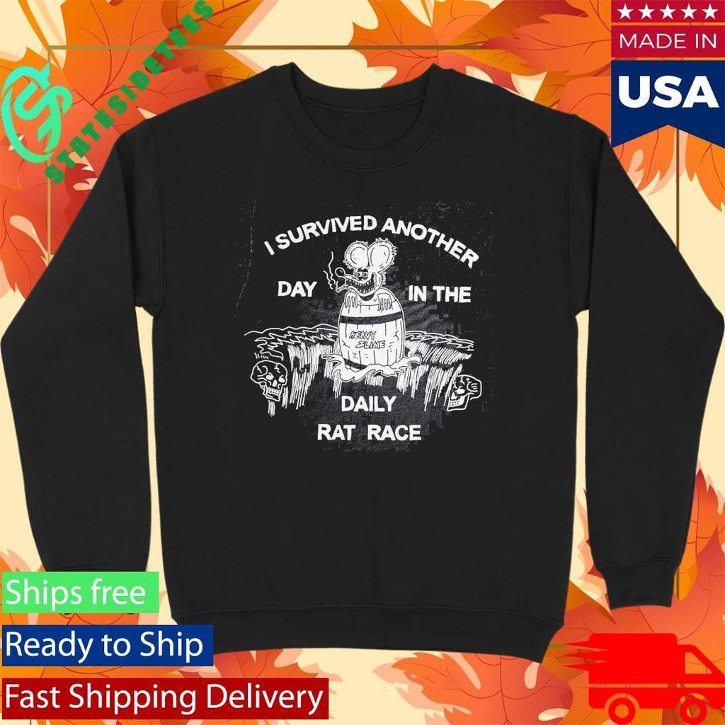 I Survived Another Day In The Daily Rat Race Shirt Unisex , , , Long Sleeve Tee