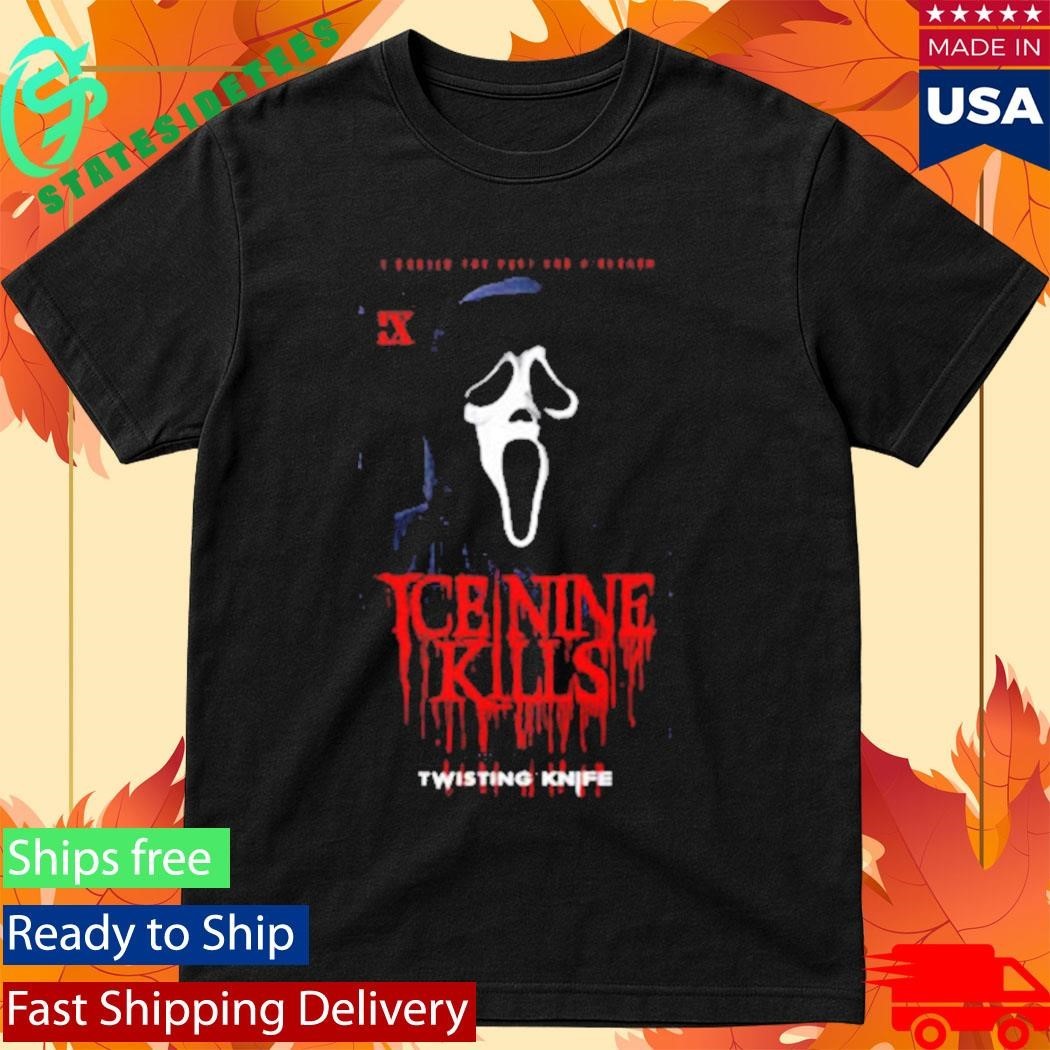 Ice Nine Kills X Ghost Face Twisting The Knife Shirt Unisex , , , Long Sleeve Tee