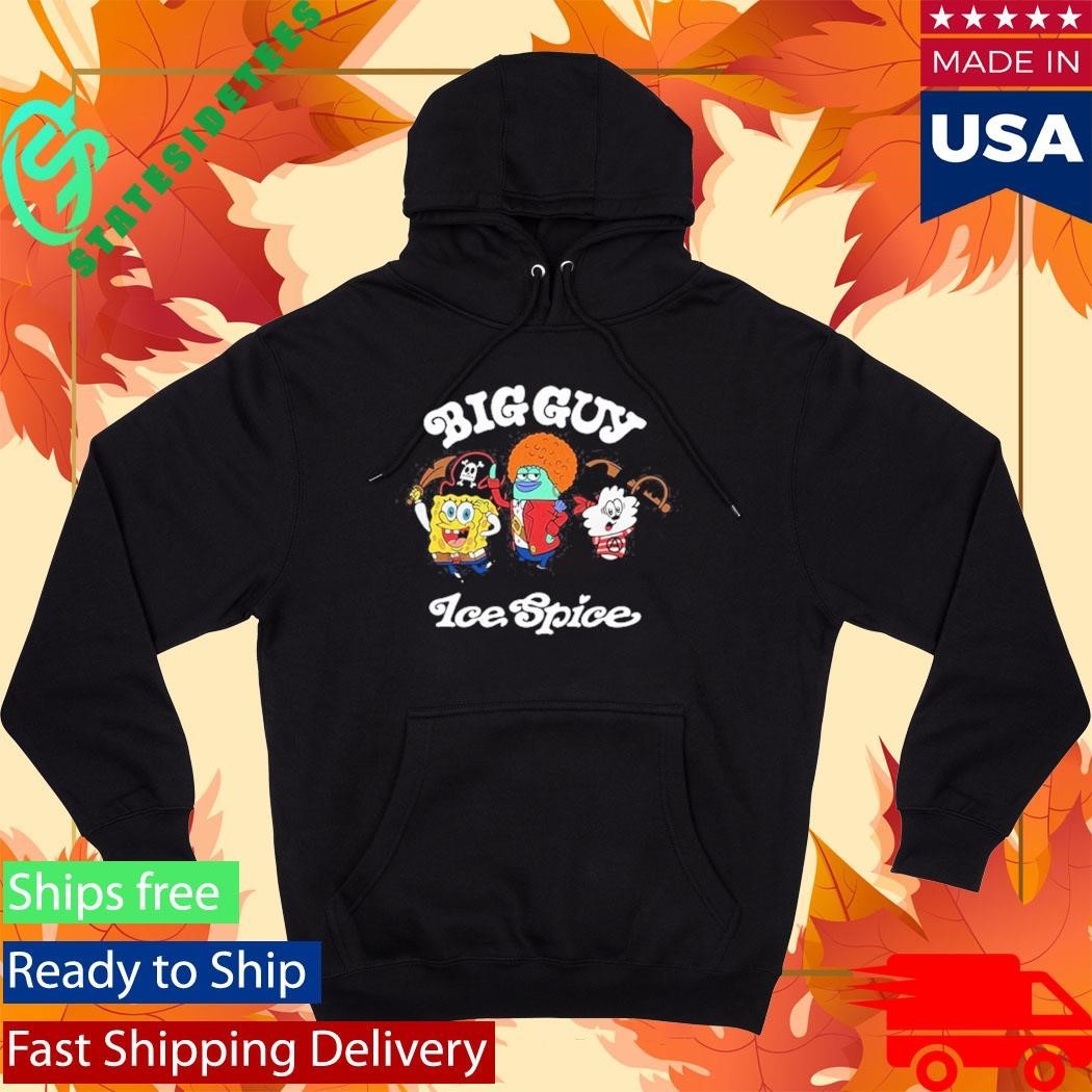 Ice Spice X Verdy x Spongebob Big Guy Shirt Unisex , , , Long Sleeve Tee