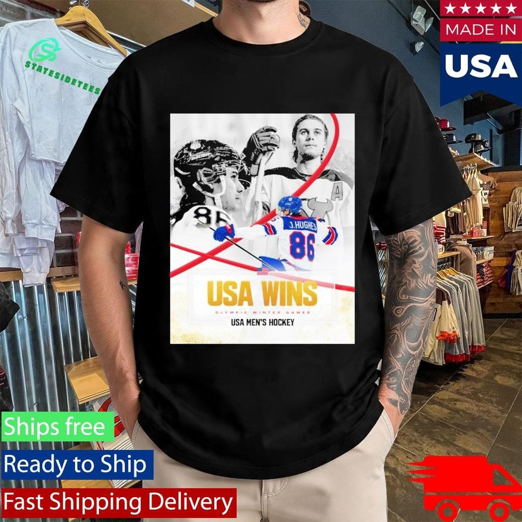 Jack Hughes Golden Boy USA Men’s Hockey Champion Olympic Winter 2026 Shirt Unisex , , , Long Sleeve Tee