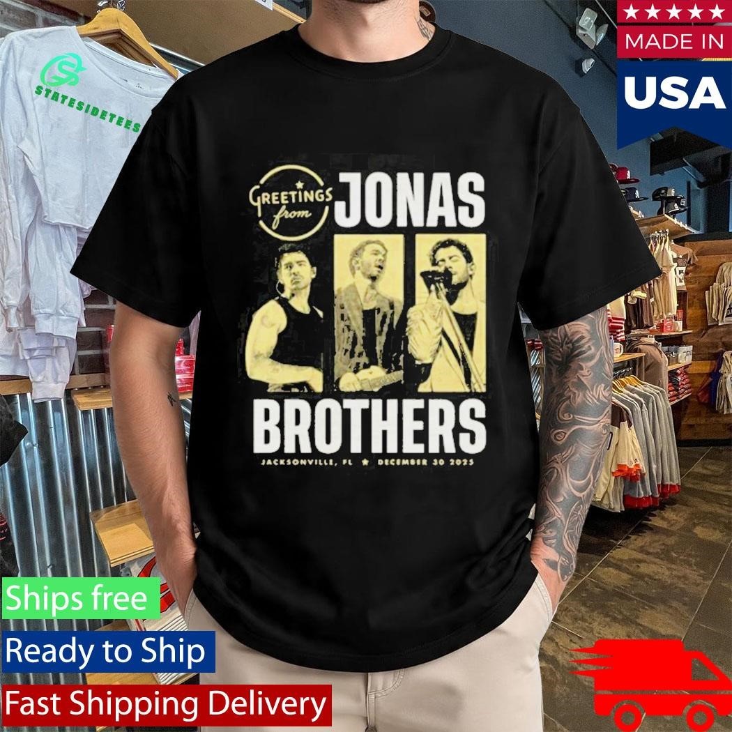 Jonas Brothers Greetings From Your Hometown Jacksonville Fl Shirt Unisex , , , Long Sleeve Tee