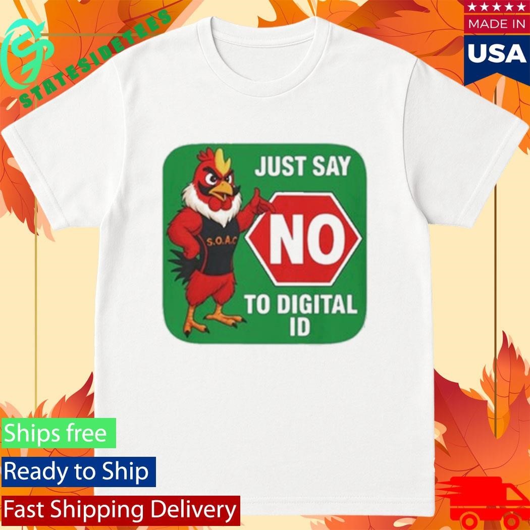 Just Say No To Digital Id Shirt Unisex , , , Long Sleeve Tee