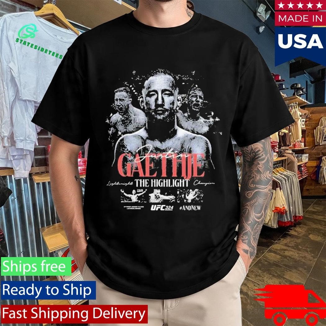 Justin Gaethje Ufc 324 Andnew Interim Lightweight Champion Unisex , , , Long Sleeve Tee