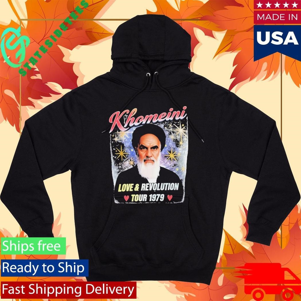 Khomeini Love Revolution Tour 1979 Shirt Unisex , , , Long Sleeve Tee