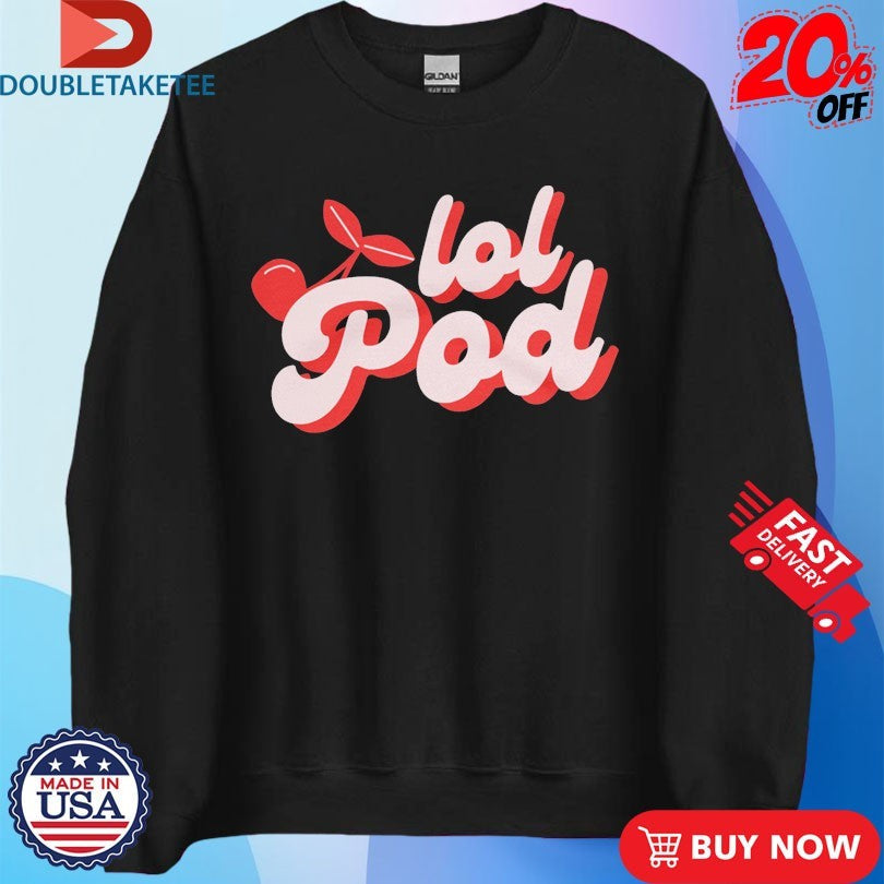 Official LOL Podcast Cherry Logo Shirts Unisex , , , Long Sleeve Tee