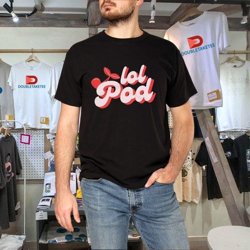 Official LOL Podcast Cherry Logo Shirts Unisex , , , Long Sleeve Tee