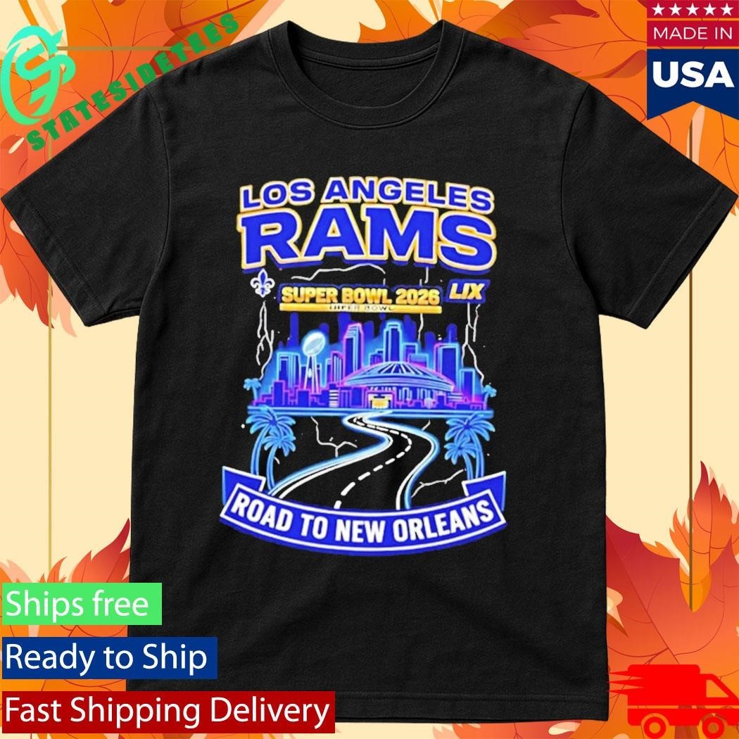 La Rams Road To New Orleans SB 2026 Fan Shirt Unisex , , , Long Sleeve Tee