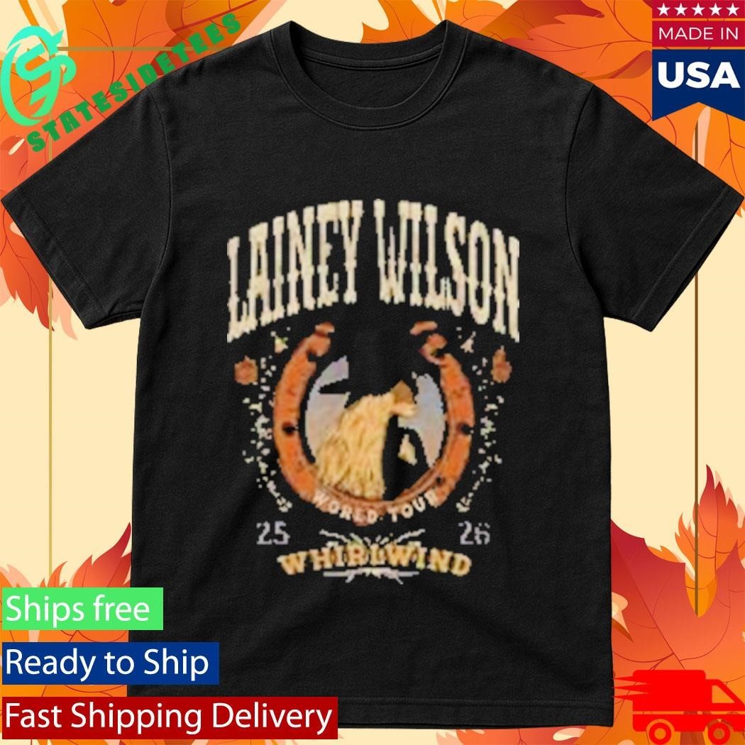Lainey Wilson Whirlwind Black Tour Shirt Unisex , , , Long Sleeve Tee