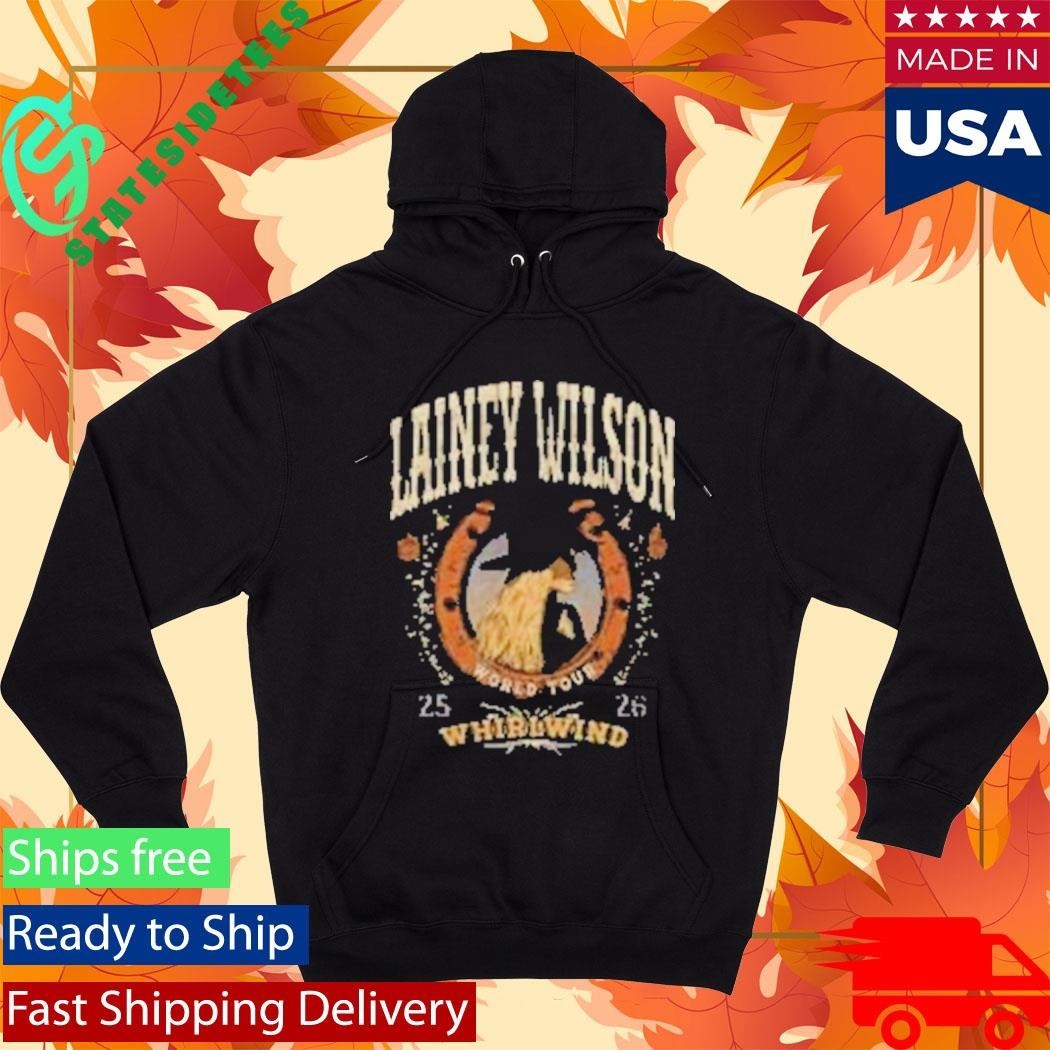 Lainey Wilson Whirlwind Black Tour Shirt Unisex , , , Long Sleeve Tee