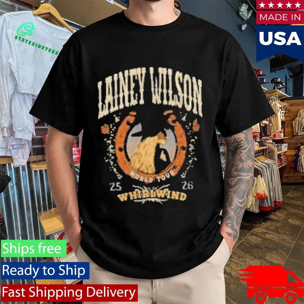 Lainey Wilson Whirlwind Black Tour Shirt Unisex , , , Long Sleeve Tee