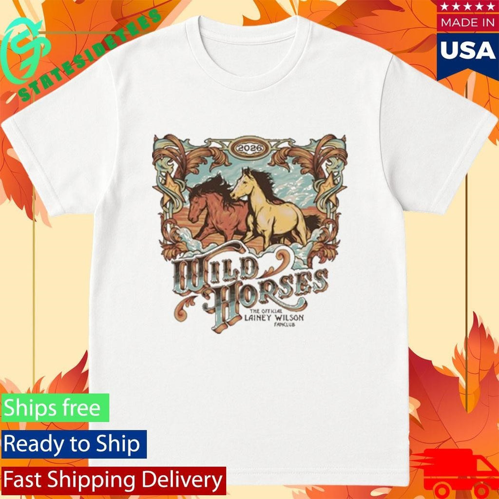 Lainey Wilson Wild Horses Fan Club Shirt Unisex , , , Long Sleeve Tee