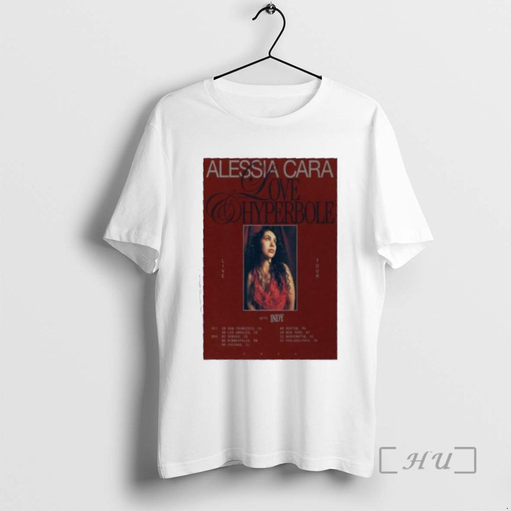 Limited Edition Alessia Cara Love Hyperbole Fall Tour 2025 Tee Shirt Sweater