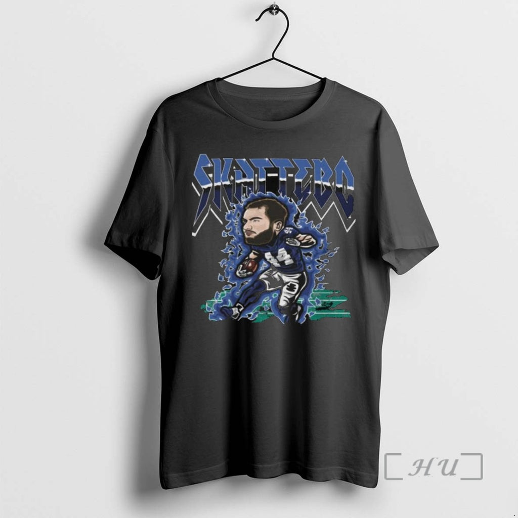 Limited Edition Cam Skattebo New York G Fire Long Sleve Tee Shirt Sweater
